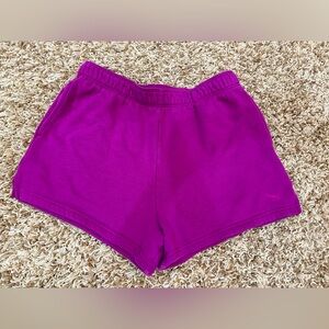 Victorious Secret pink roll over shorts